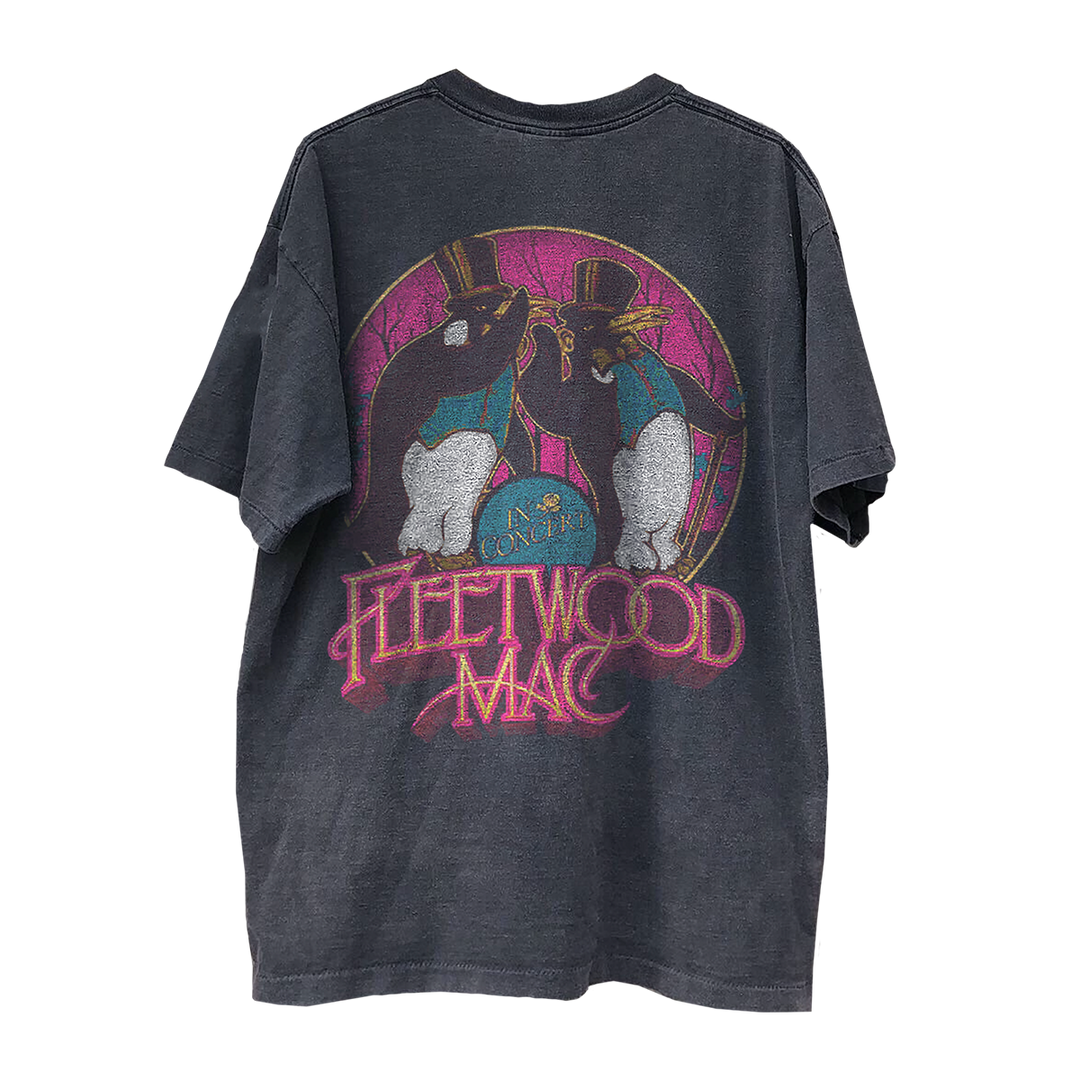 Fleetwood Mac Penguin Tee Black