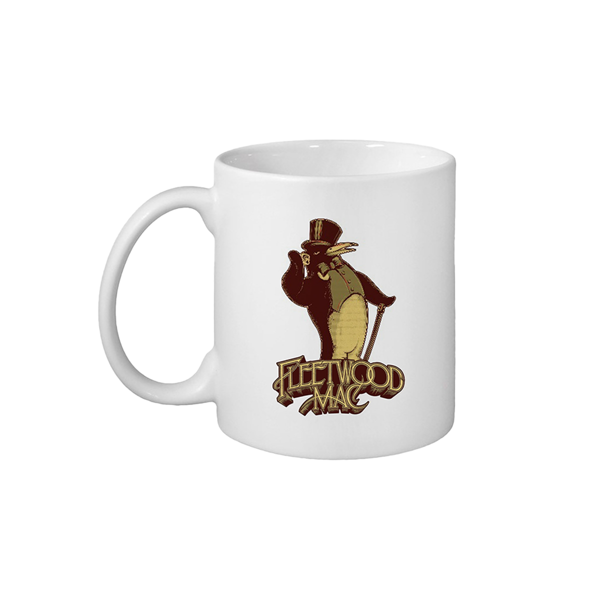 Penguin White Logo Mug